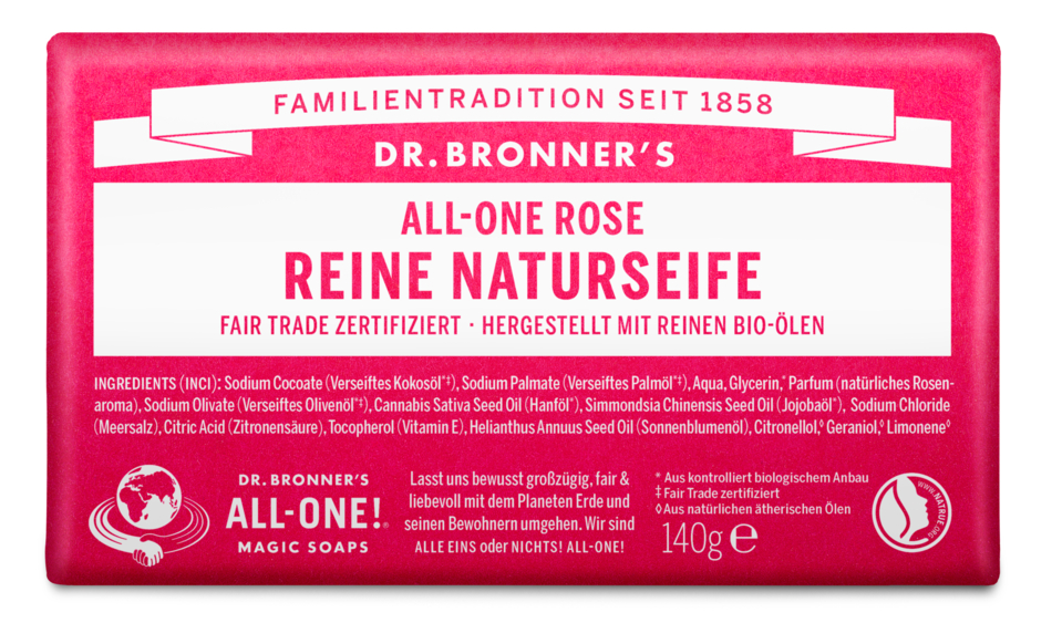 Rose 140g Seifenstück BR Rose 140g Seifenstück BR