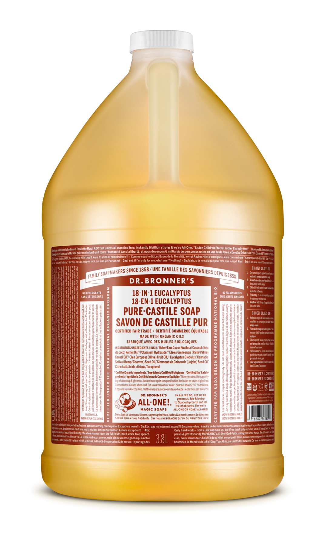 Eukalyptus 3,8 l Gallone  Flüssigseife BR Eukalyptus 3,8 l Gallone  Flüssigseife BR