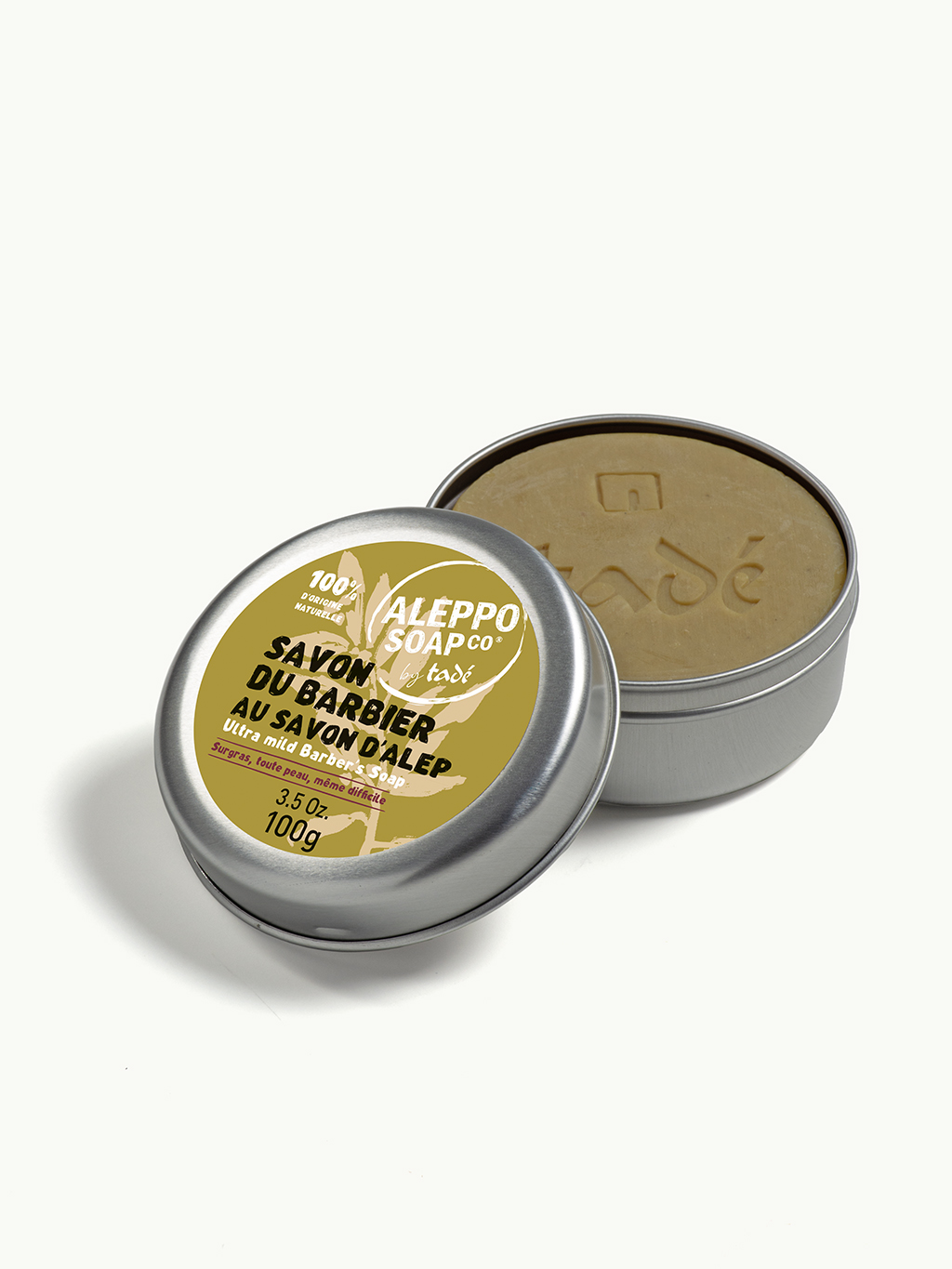 Rasierseife mit Dose 100 g