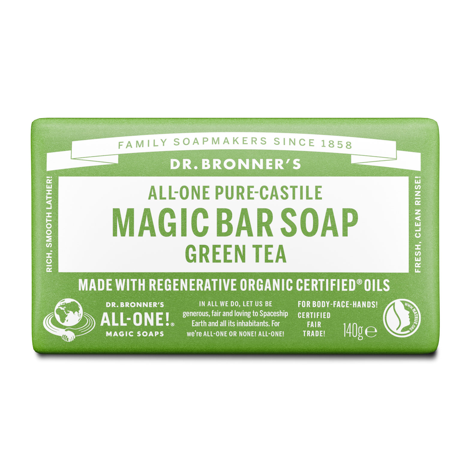 MAGIC BAR SOAP Stückseife Grüner Tee