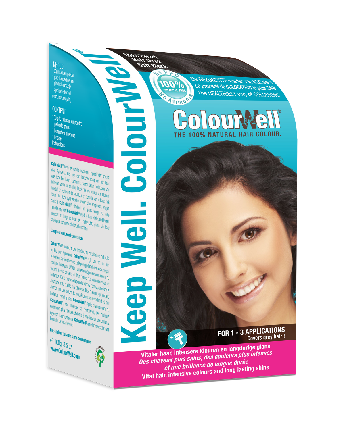 ColourWell mild schwarz 100g