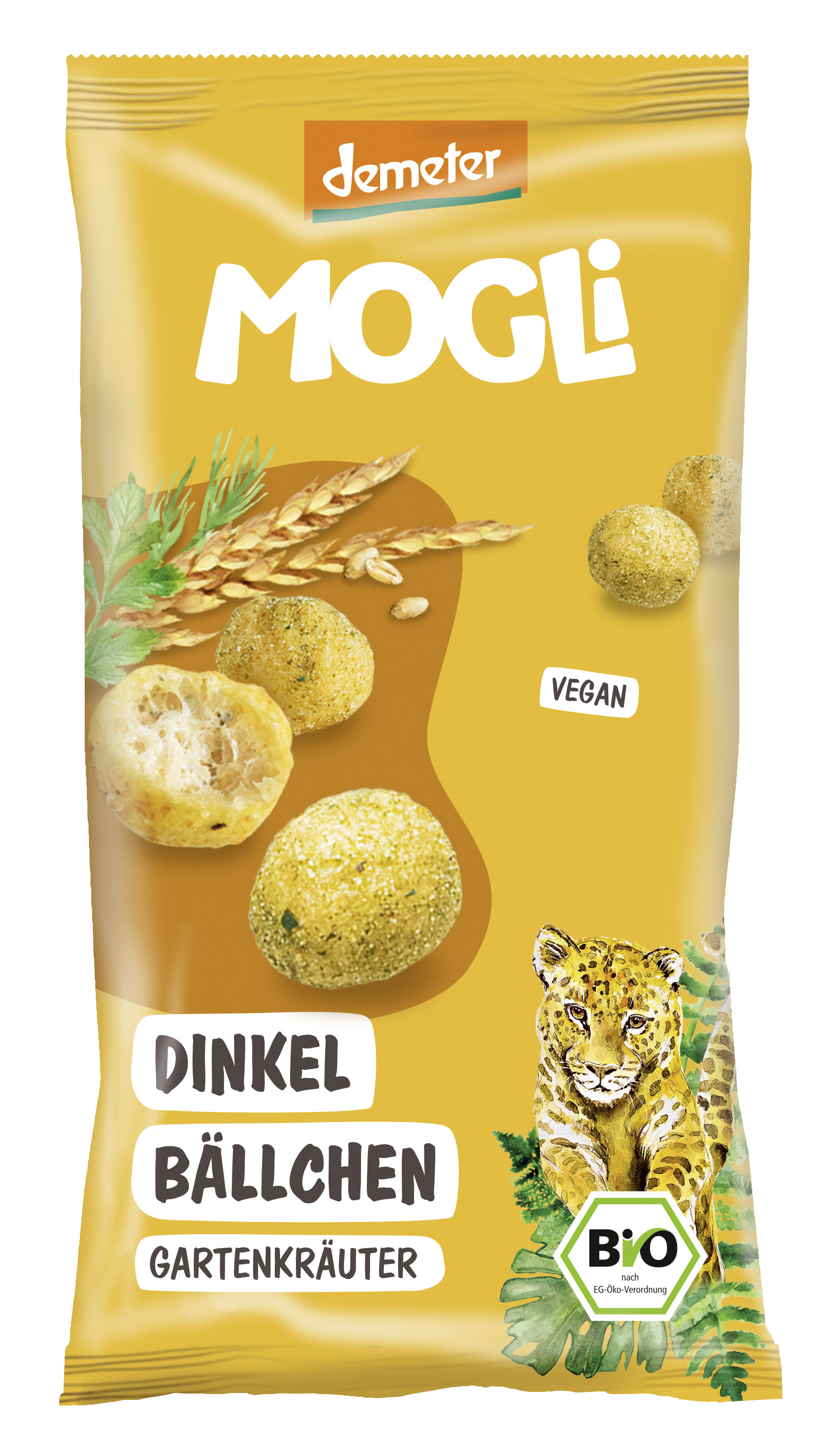 Demeter Dinkel Bällchen Gartenkräuter 40g VEGAN**
