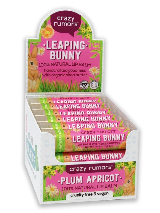CRAZY RUMORS Leaping Bunny Lip Balm 4,25g CRAZY RUMORS Leaping Bunny Lip Balm 4,25g