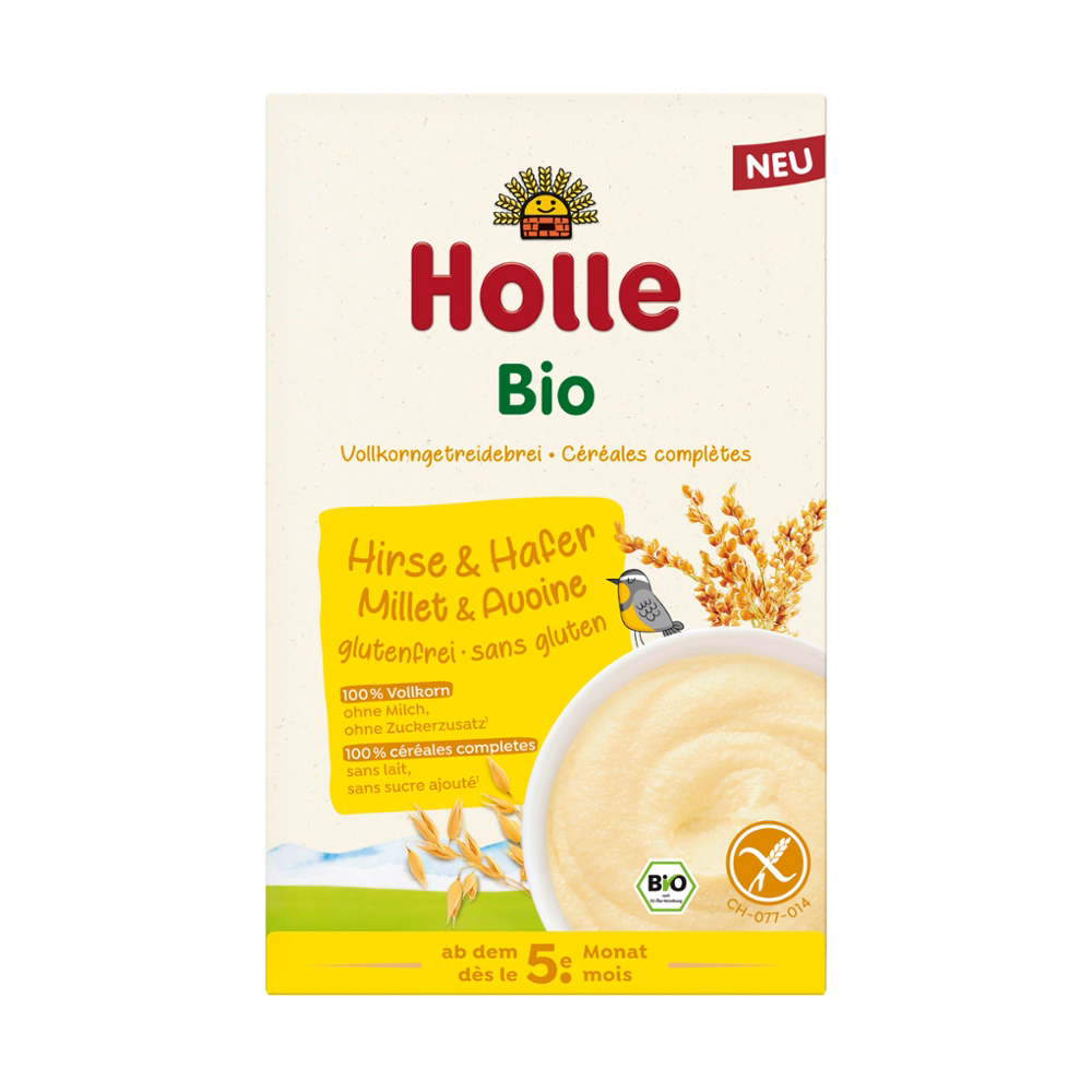 Bio Hirse & Hafer Vollkorngetreidebrei 250g