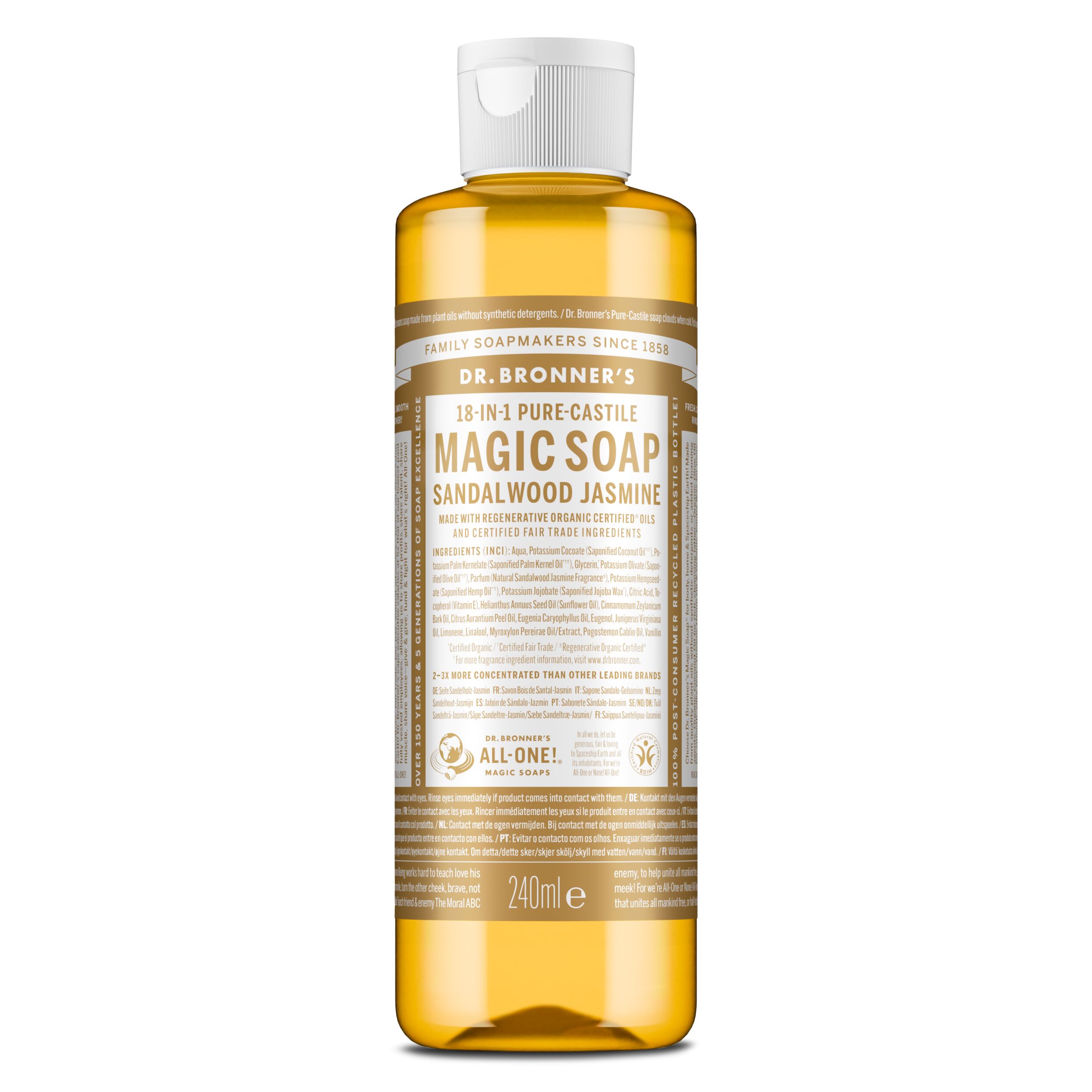 MAGIC SOAP Flüssigseife Sandelholz-Jasmin 240ml