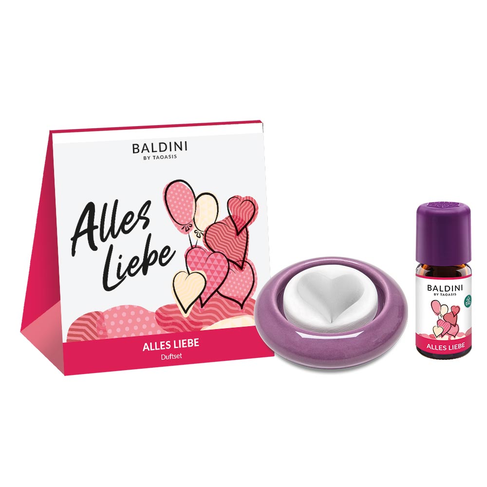 Alles Liebe Duftset mit Herz-Duftstein 5 ml Alles Liebe Duftset mit Herz-Duftstein 5 ml