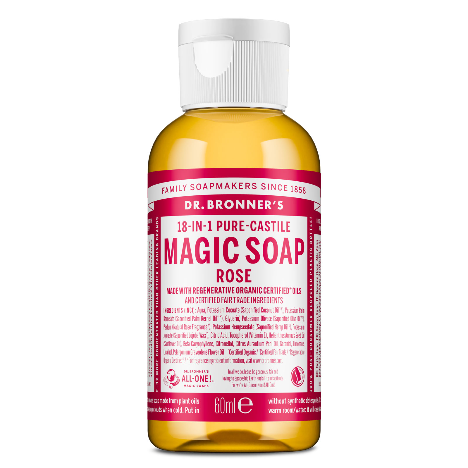 MAGIC SOAP Flüssigseife Rose 60ml
