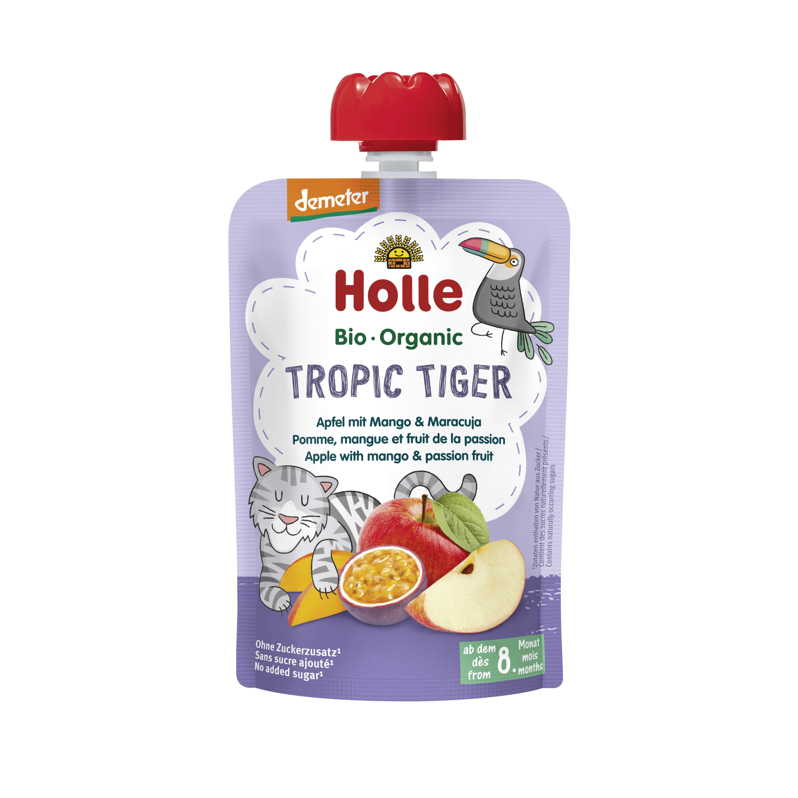 Tropic Tiger - Pouchy Apfel, Mango, Maracuja 100g
