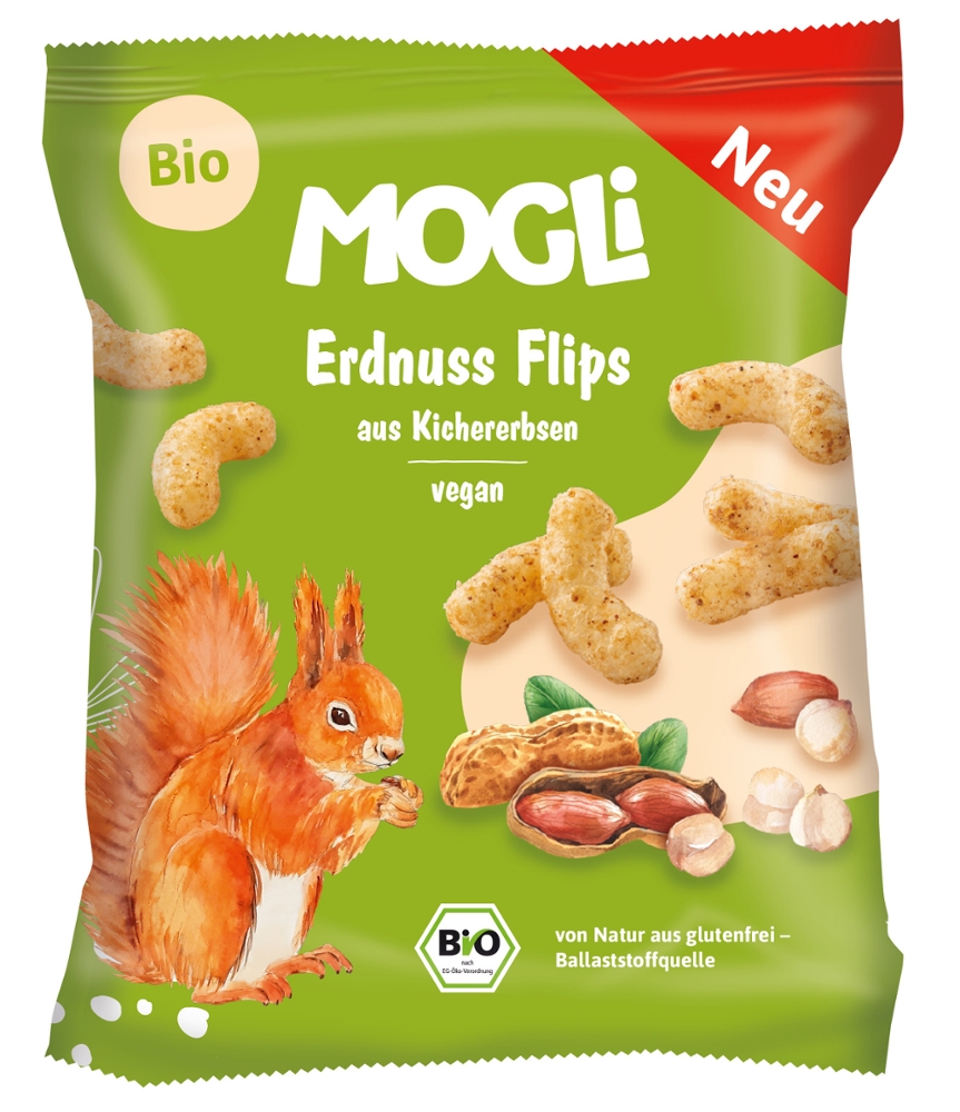 Bio Erdnuss Flips mit Kichererbsen 30g VEGAN