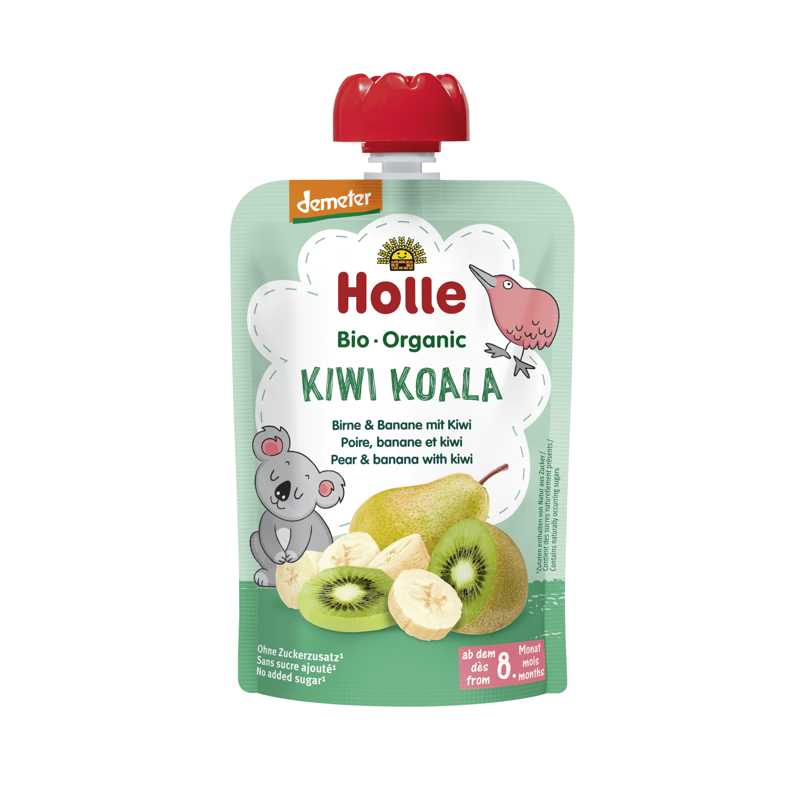 Kiwi Koala - Pouchy Birne & Banane mit Kiwi, 100g Kiwi Koala - Pouchy Birne & Banane mit Kiwi, 100g