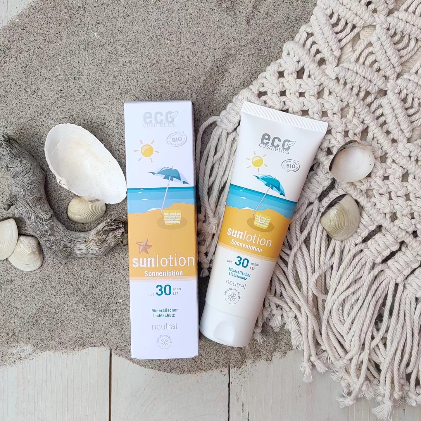 ECO Sonnenlotion neutral, ohne Duft LSF 30 125 ml ECO Sonnenlotion neutral, ohne Duft LSF 30 125 ml
