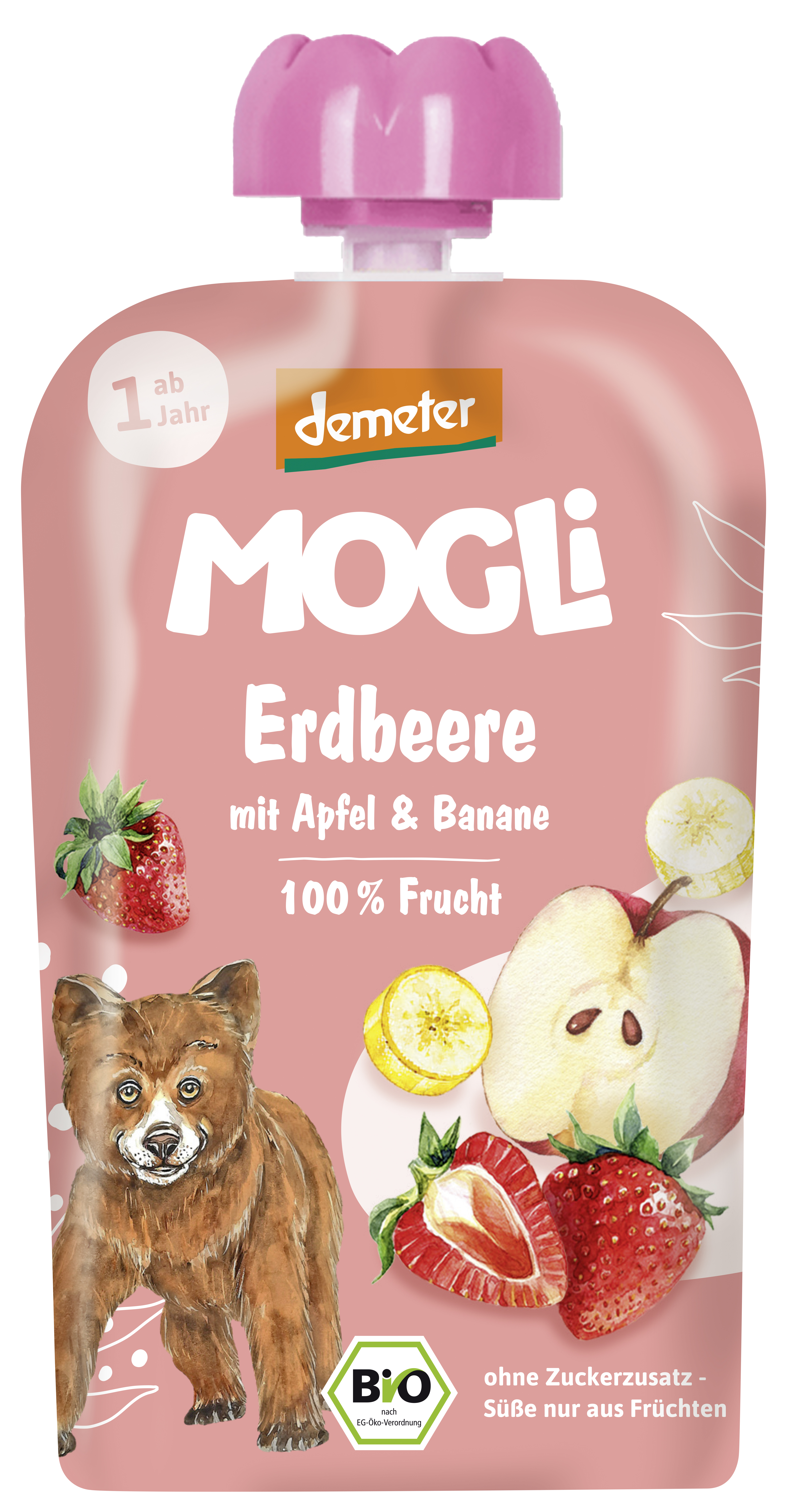 Bio Erdbeere Quetschie 100g VEGAN