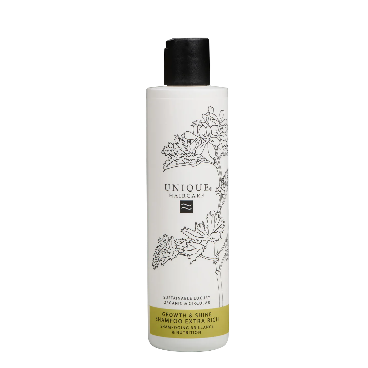 UNIQUE Glanz & Haarwuchs Shampoo extra reichhaltig 250ml