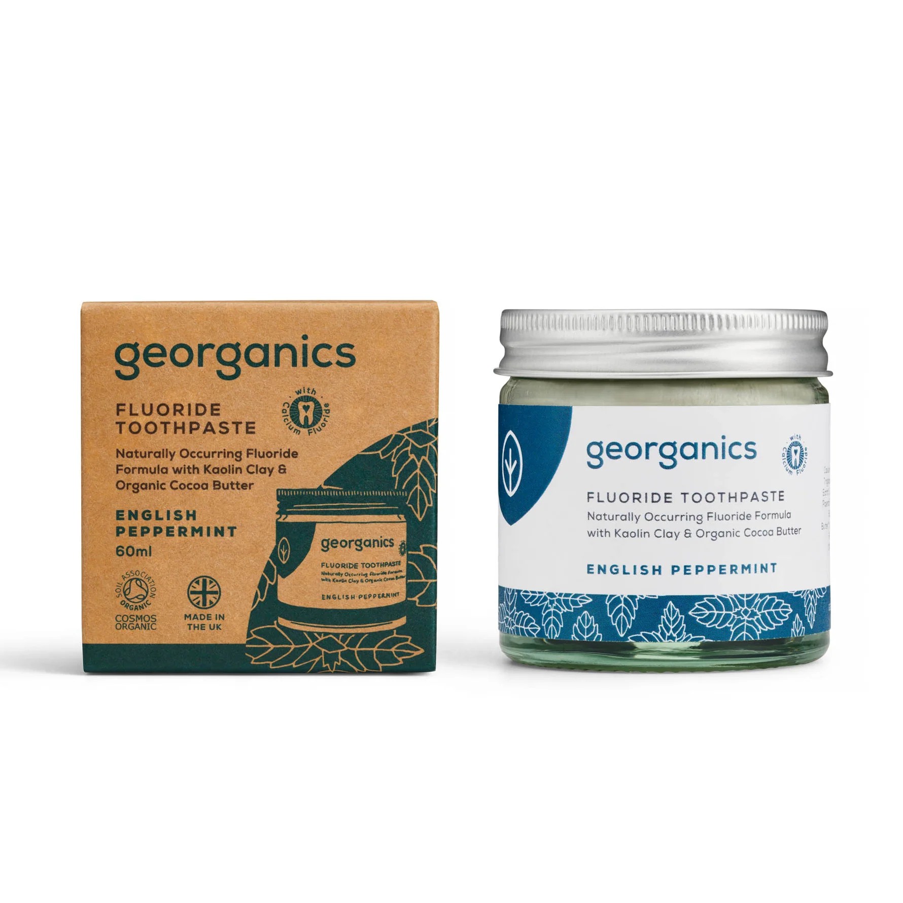 GEORGANICS Zahnpasta  Pfefferminze MIT Fluorid  60ml
