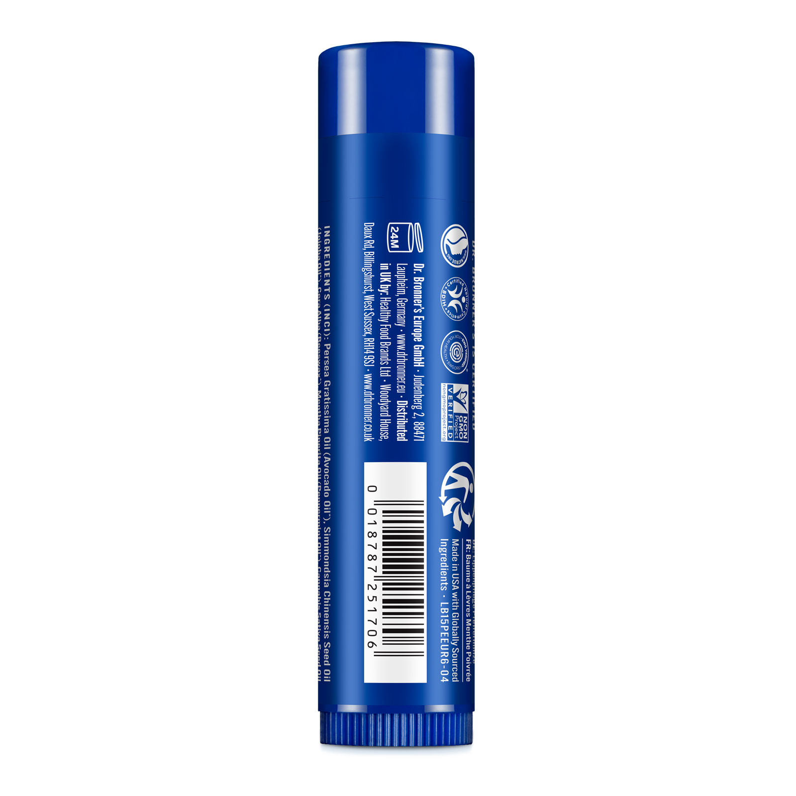 LIP BALM BIO Lippenpflegestift Pfefferminze 4 g