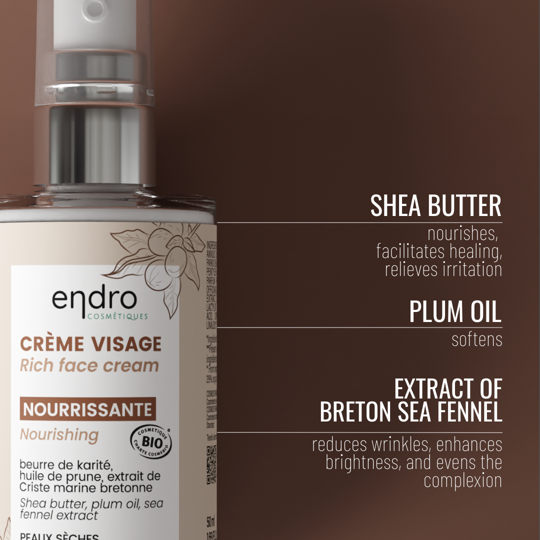 ENDRO Gesichtscreme nährend, trockene Haut 50ml**