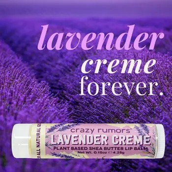 CRAZY RUMORS Lavender Creme Lip Balm 4,25g