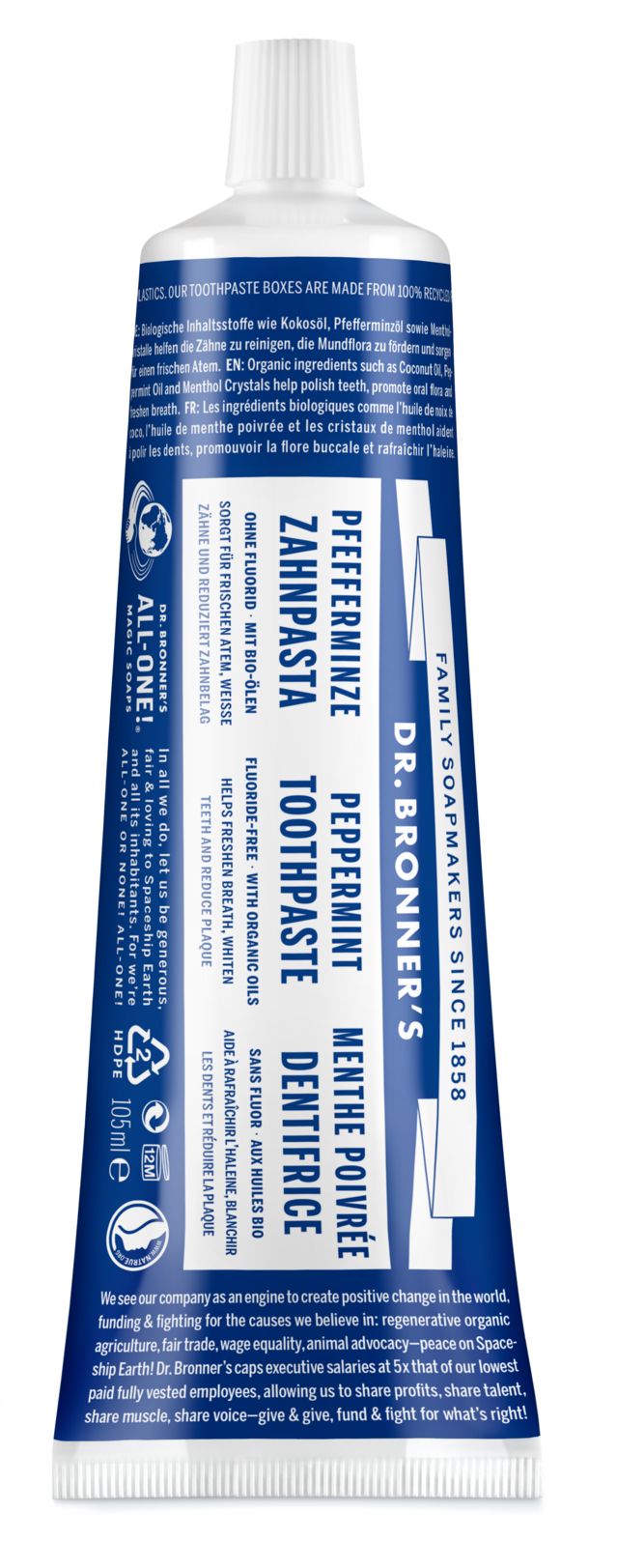 Zahnpasta Pfefferminze 105 ml