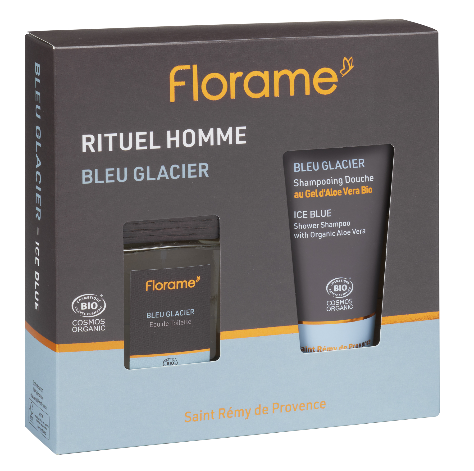 SET  Ice Blue  EDT + Duschgel  Homme