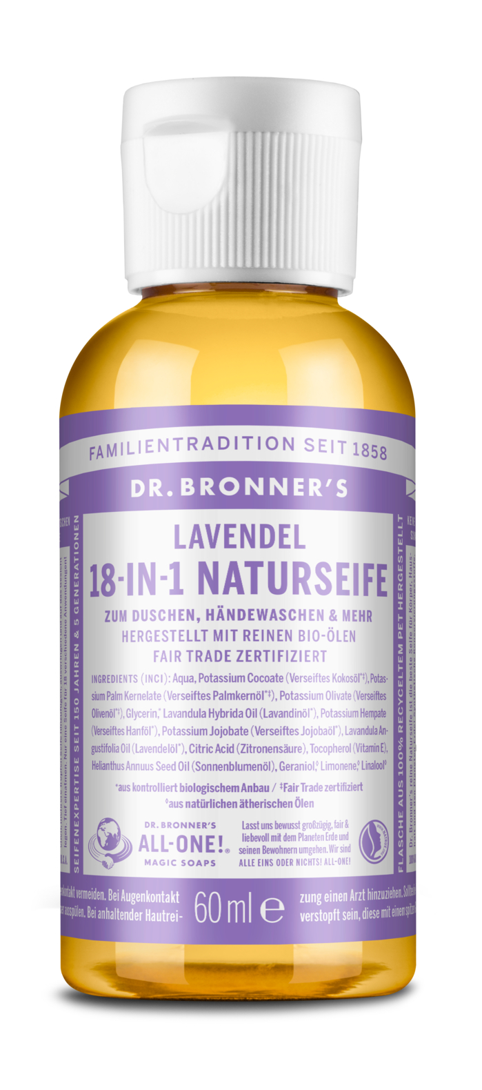 Lavendel 60ml Flüssigseife BR Lavendel 60ml Flüssigseife BR