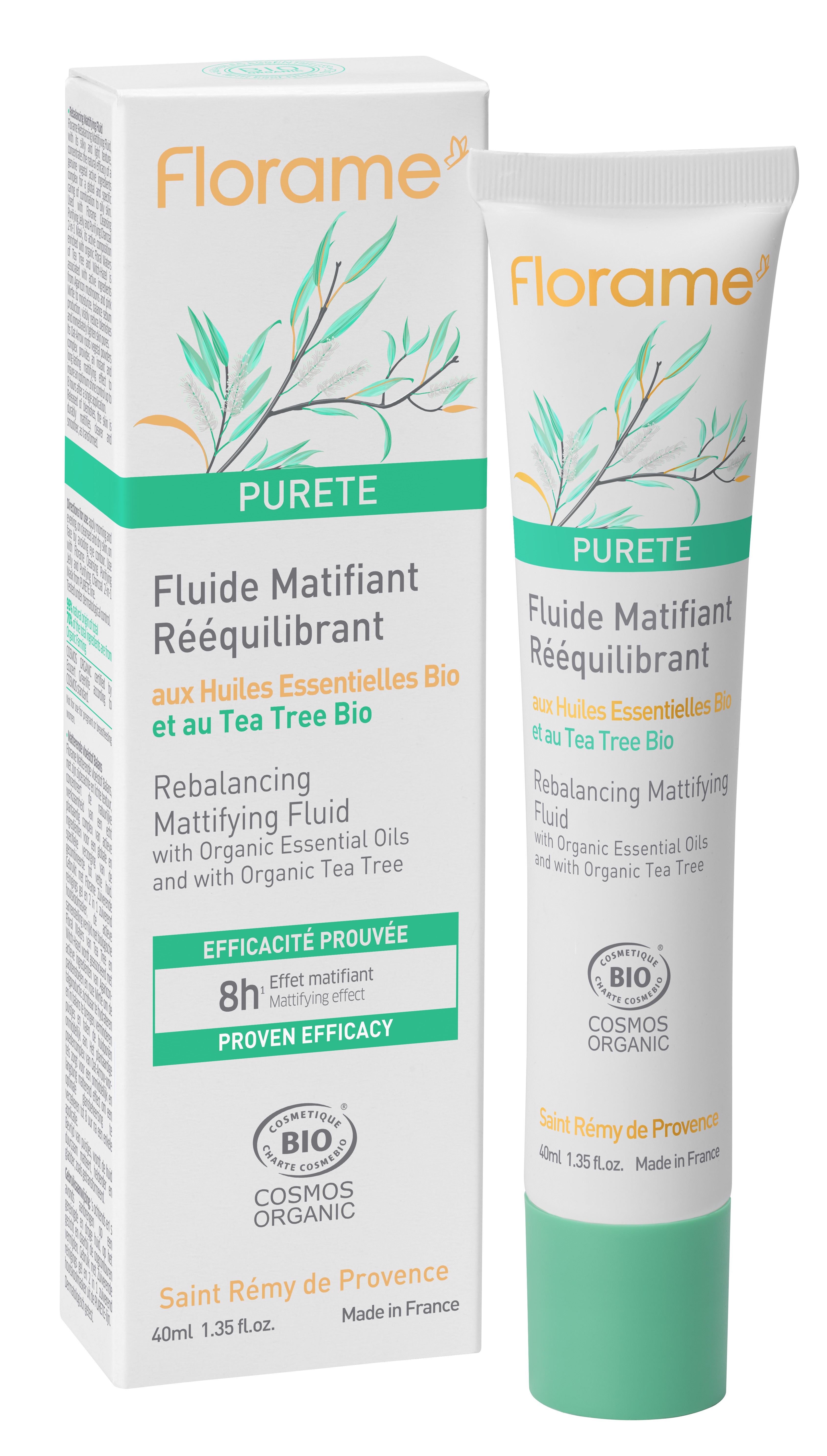 Florame Mattierendes Fluid mit Teebaum 40 ml