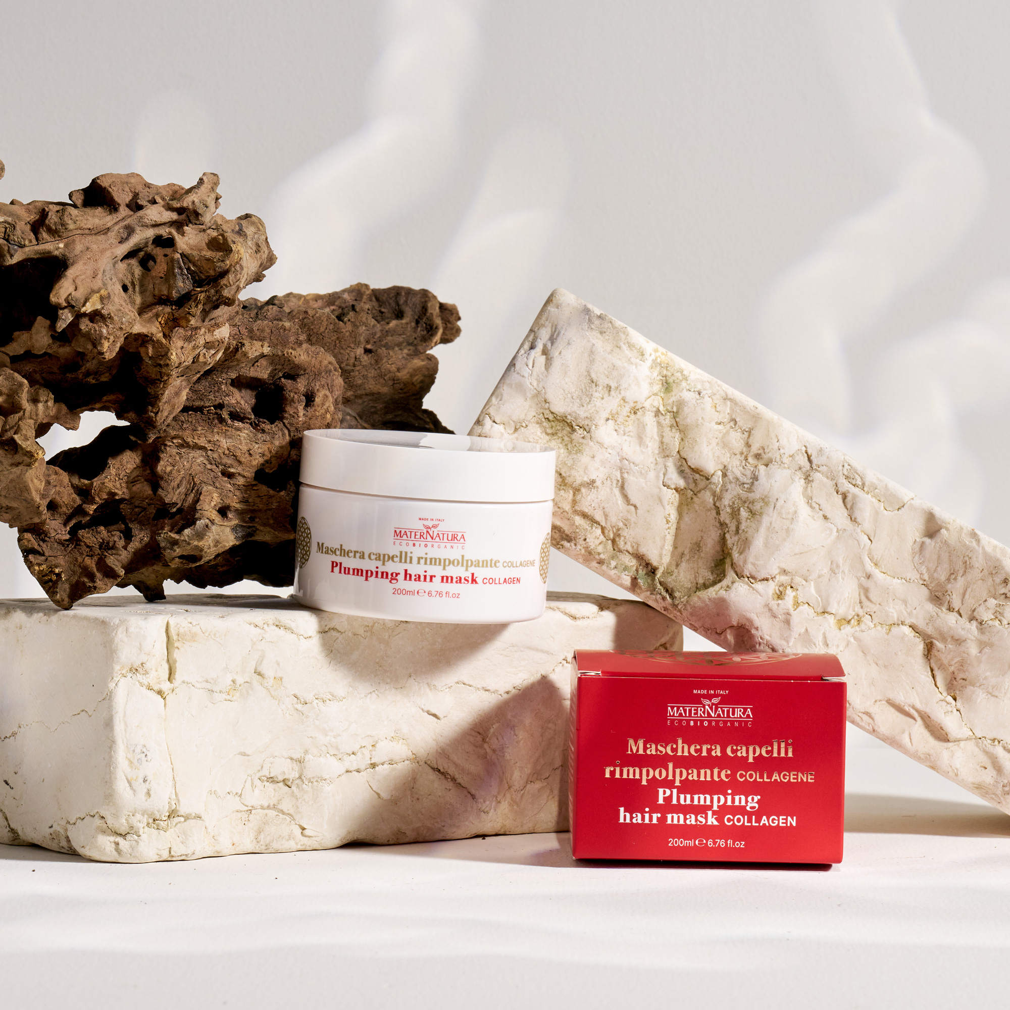 Aufpolsternde Haarmaske mit Kollagen  200ml