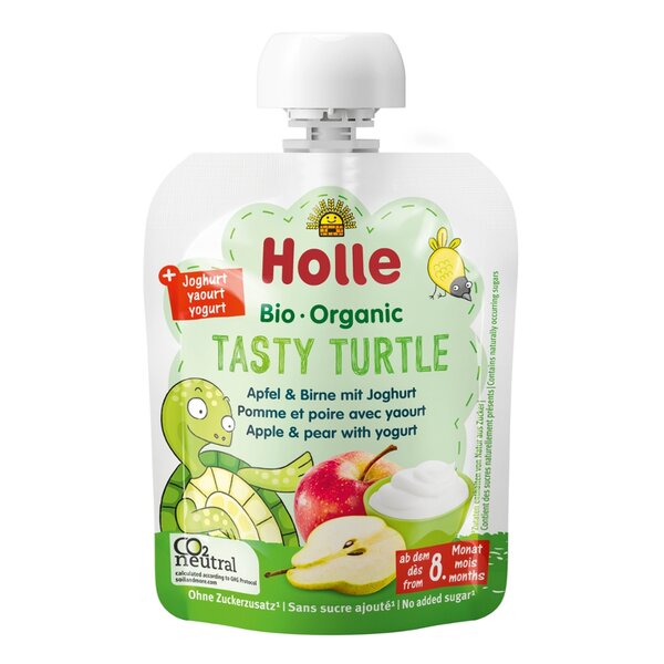 Tasty Turtle-Apfel & Birne mit Joghurt 85g Tasty Turtle-Apfel & Birne mit Joghurt 85g