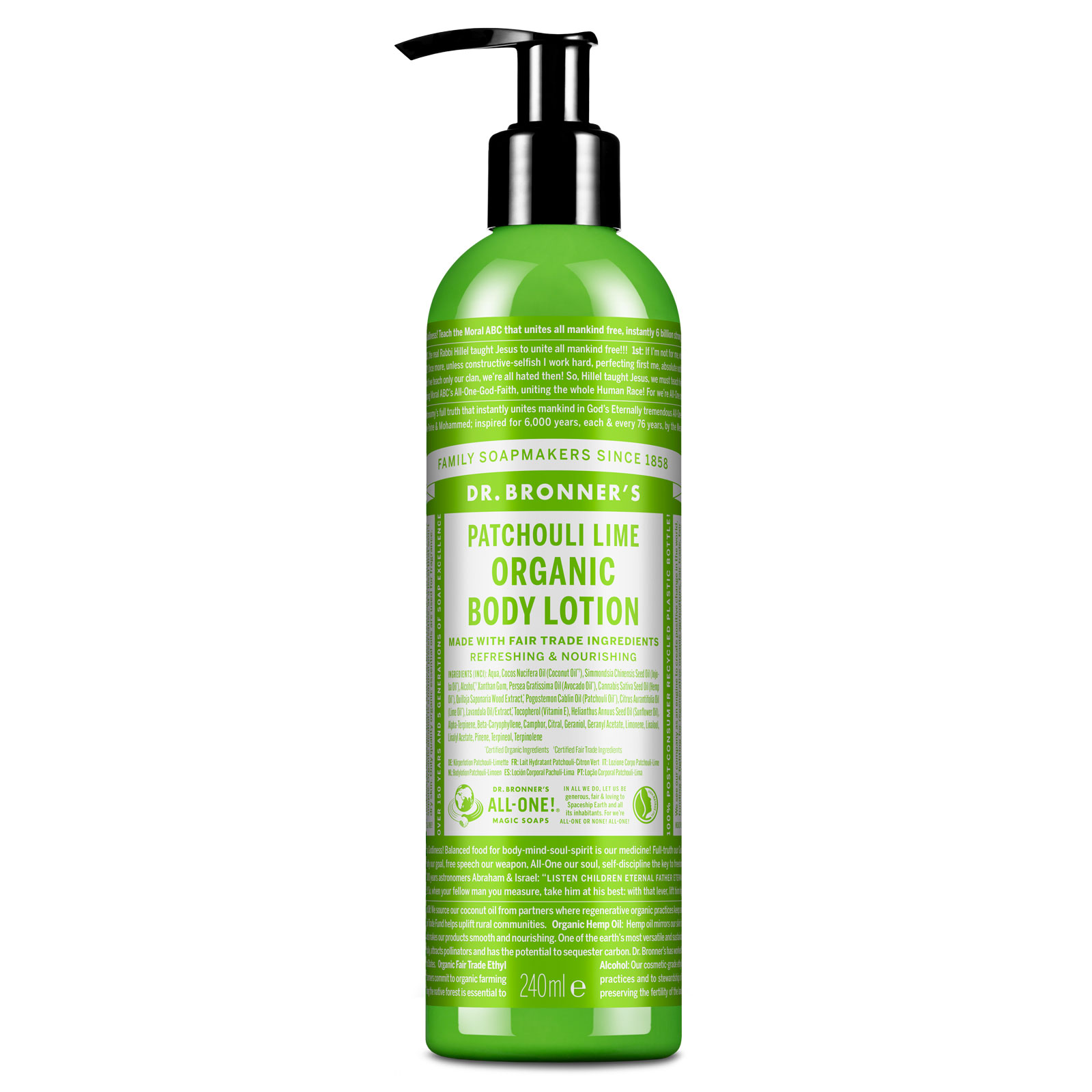 BODY LOTION Patchouli-Limette 240ml