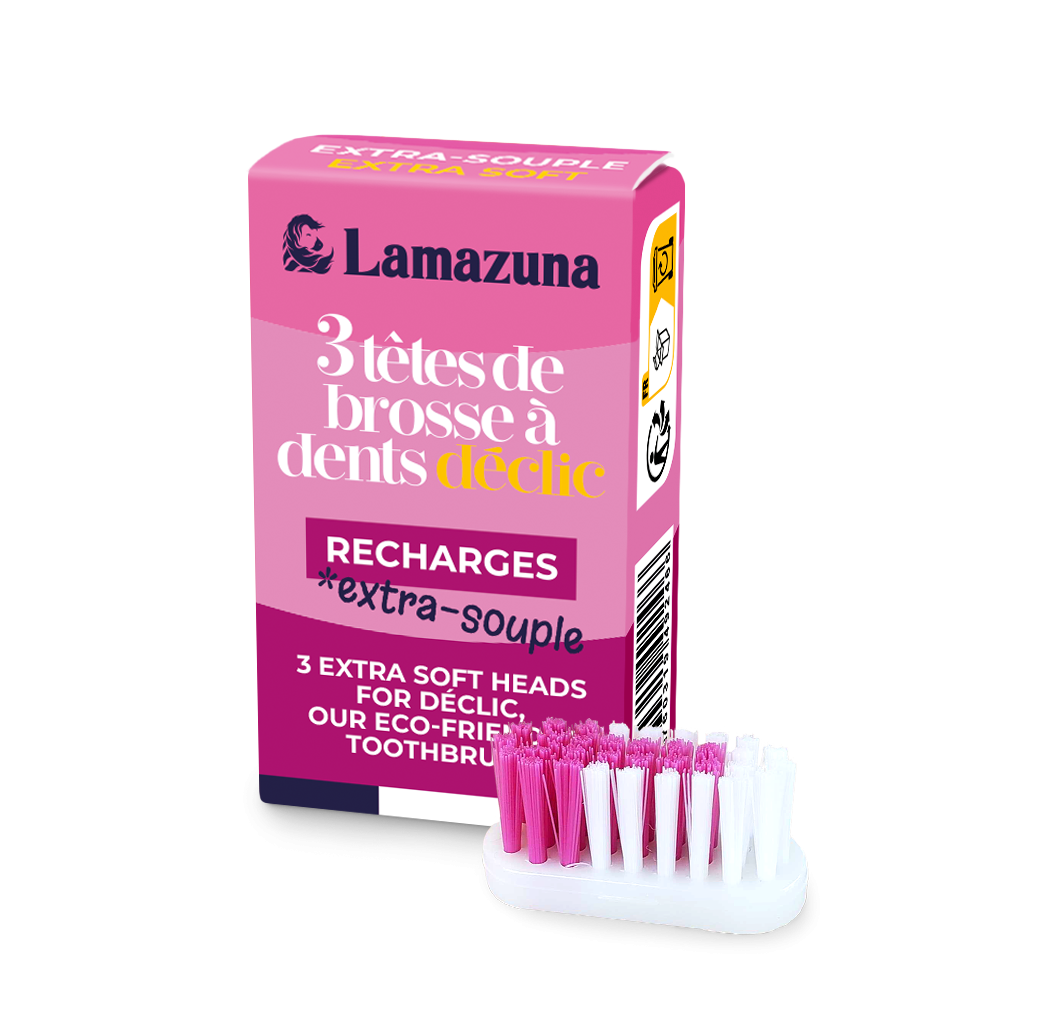 LAMAZUNA Zahnbürstenköpfe Set - Extra Soft 3Stk.
