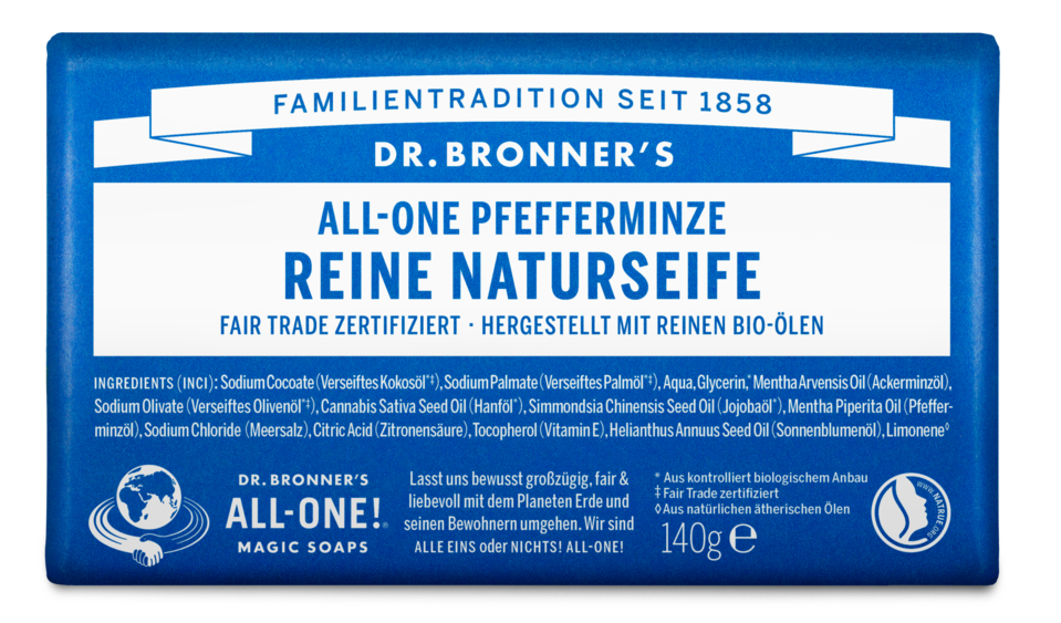 Pfefferminze 140g Seifenstück BR Pfefferminze 140g Seifenstück BR