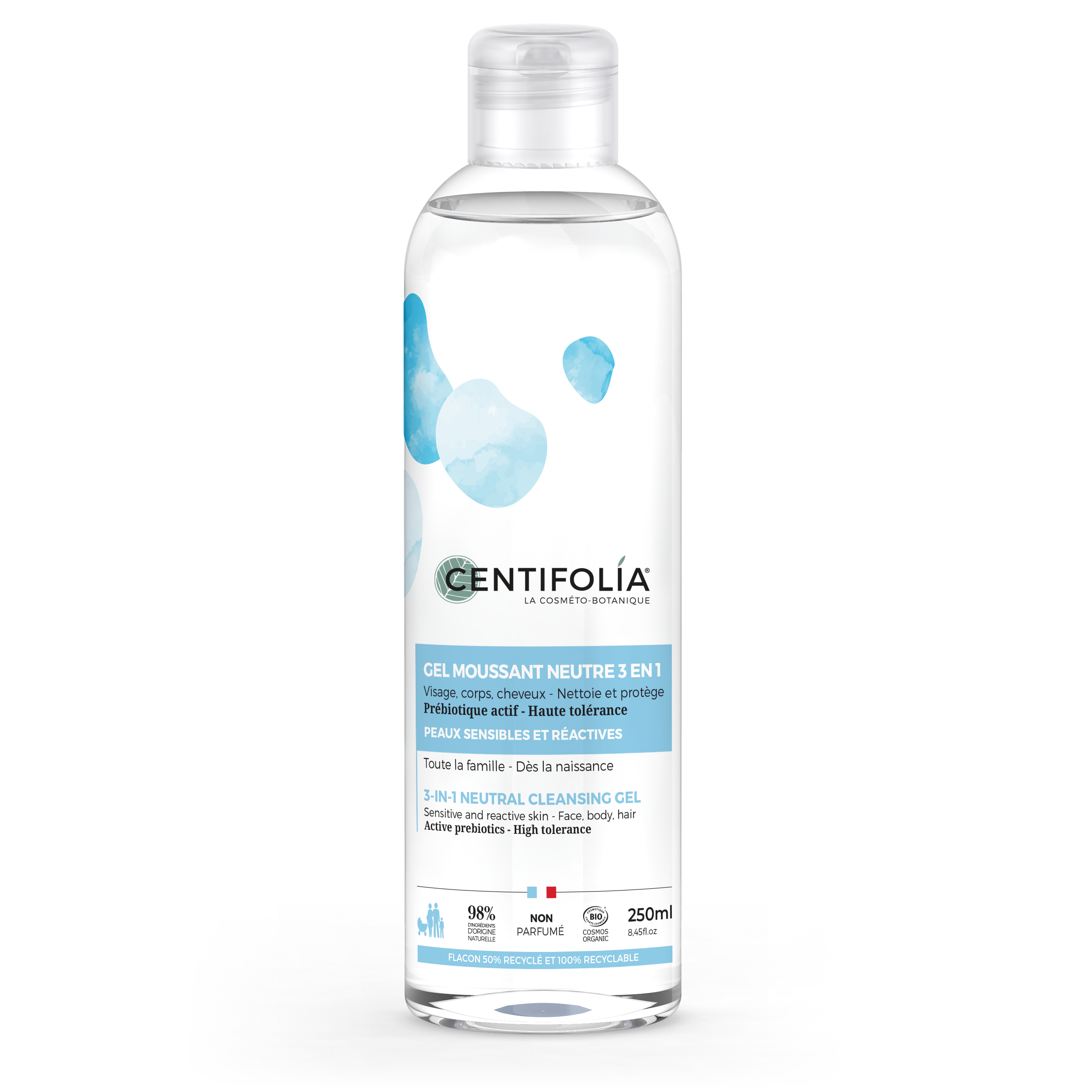 Neutrales preb.Reinigungsgel, 3in1,250 ml