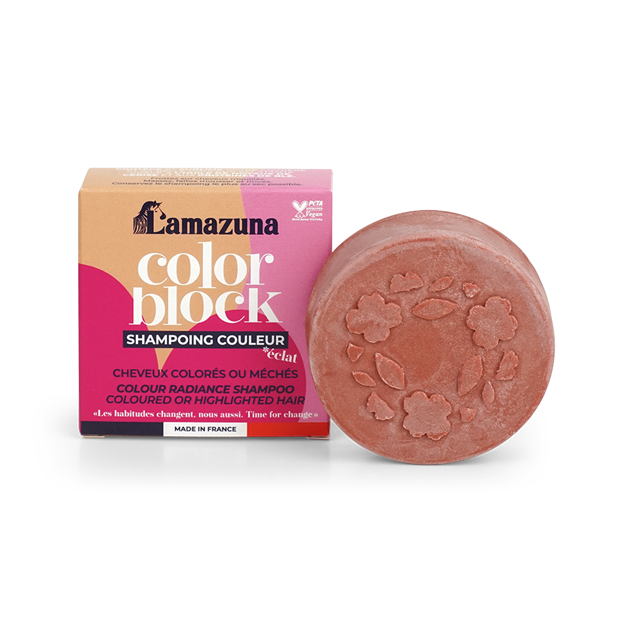 LAMAZUNA Color Block/ Gefärbtes Haar, mit Kirschkenöl 70 ml