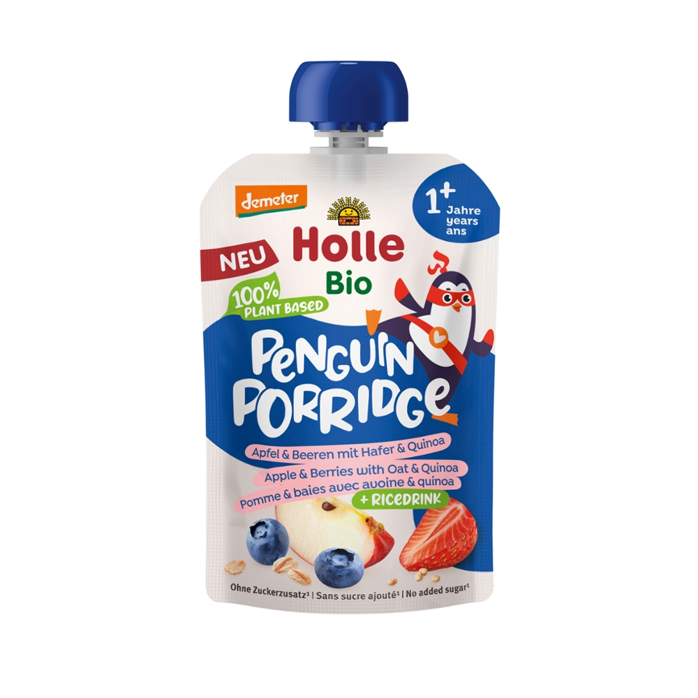 Penguin Porridge Apfel&Beeren mit Hafer&Quinoa 110g Penguin Porridge Apfel&Beeren mit Hafer&Quinoa 110g