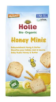 Bio Honey Minis Babyzwieback Demeter 100g