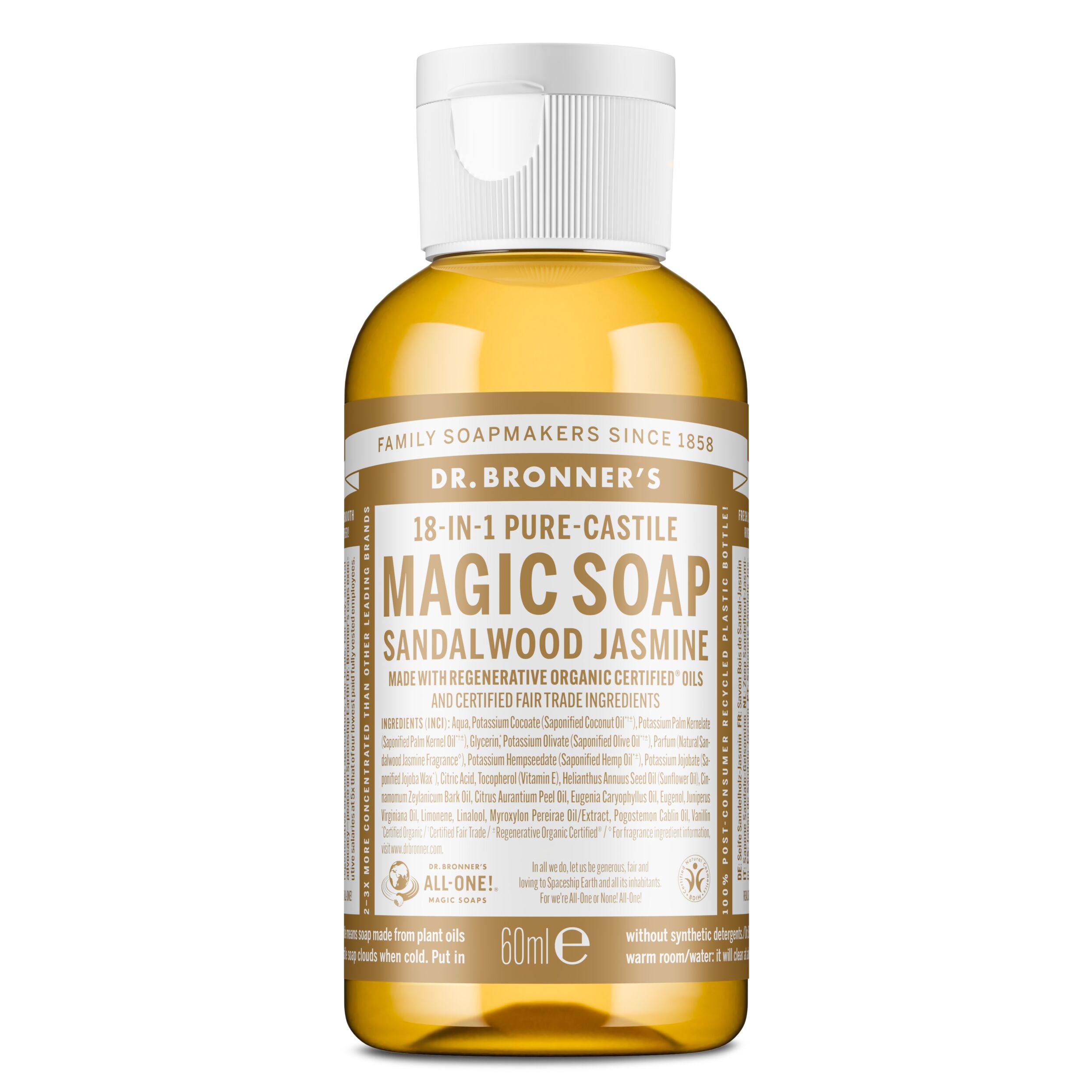 MAGIC SOAP Flüssigseife Sandelholz-Jasmin 60ml