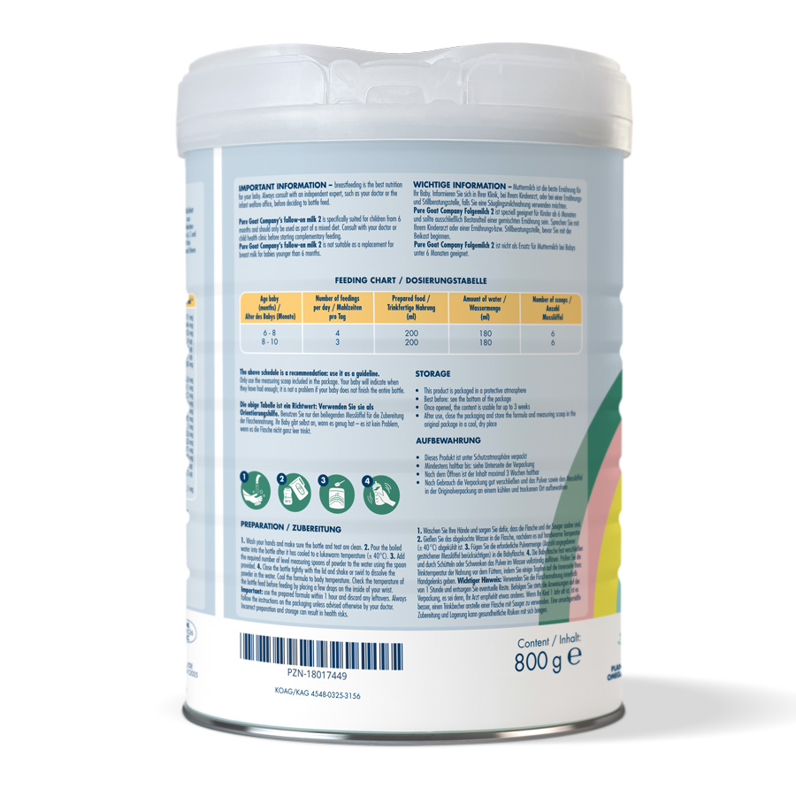 Bio Folgemilch Ziege 2 800g