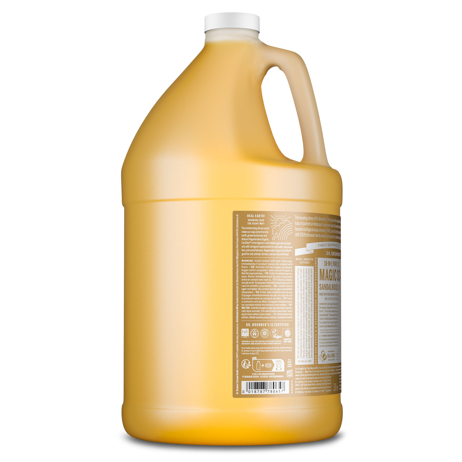 MAGIC SOAP Flüssigseife Sandelholz-Jasmin 3,8 L (1 Gallon)