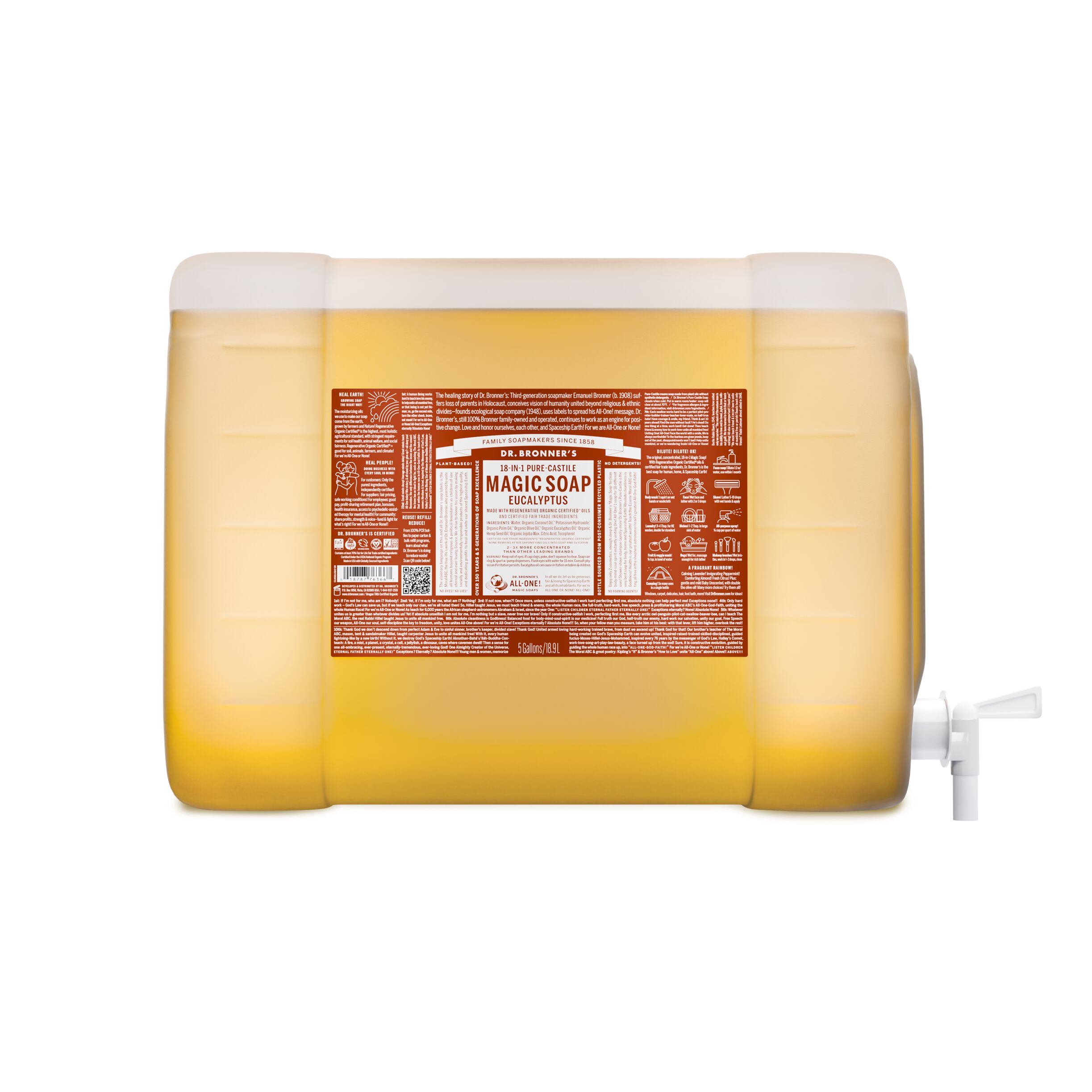 MAGIC SOAP Flüssigseife 19 L (5 Gallon) Eukalyptus