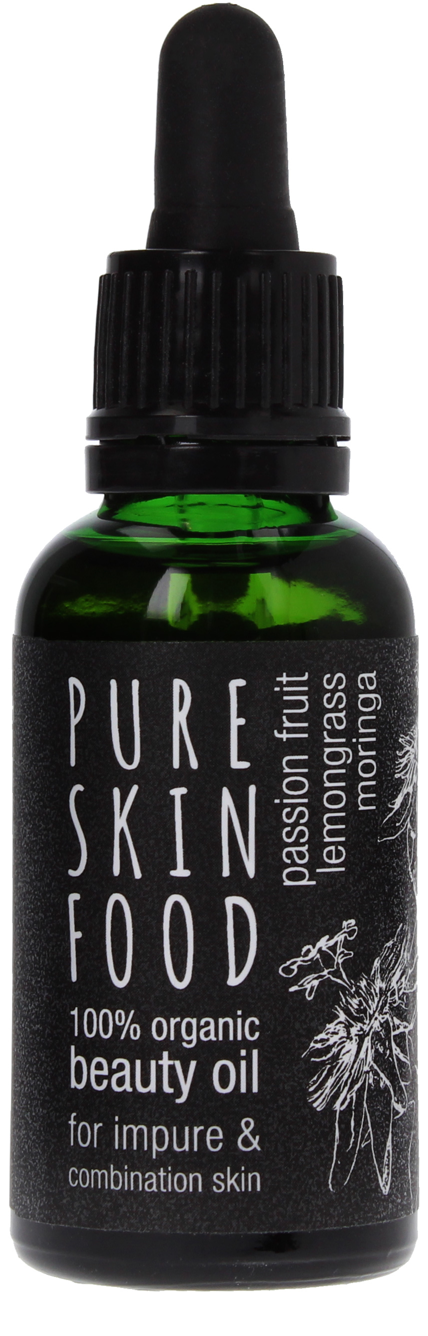 Organic Beauty Oil Passion Fruit, Lemongrass & Moringa 30ml