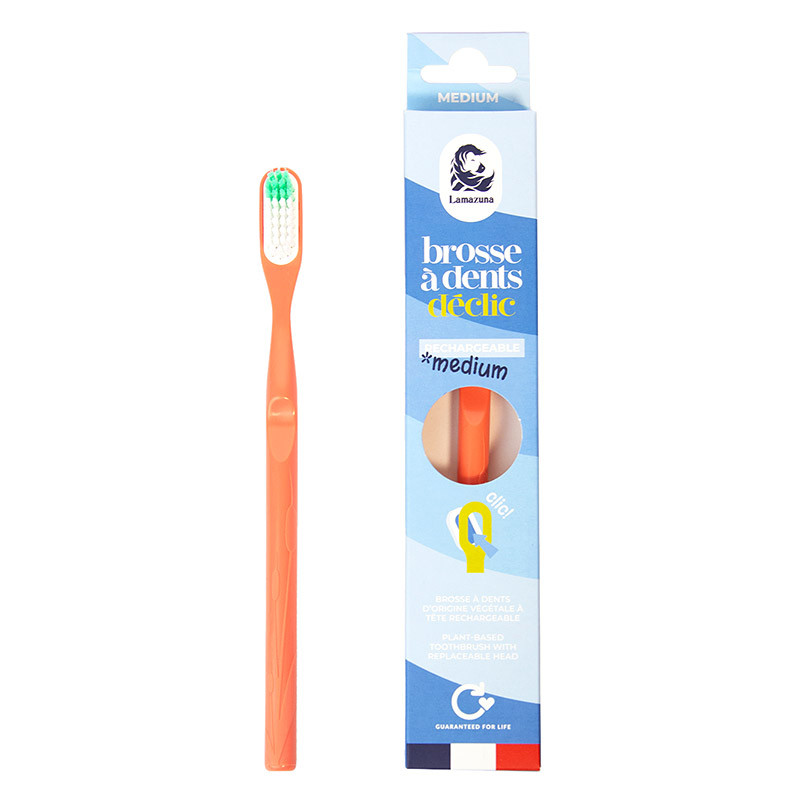 LAMAZUNA Zahnbürste - Medium, Farben  sortiert 1Stk.