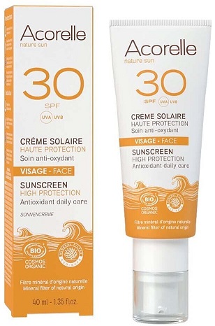 ACORELLE Sun Sonnencreme Gesicht LSF30, 40 ml**