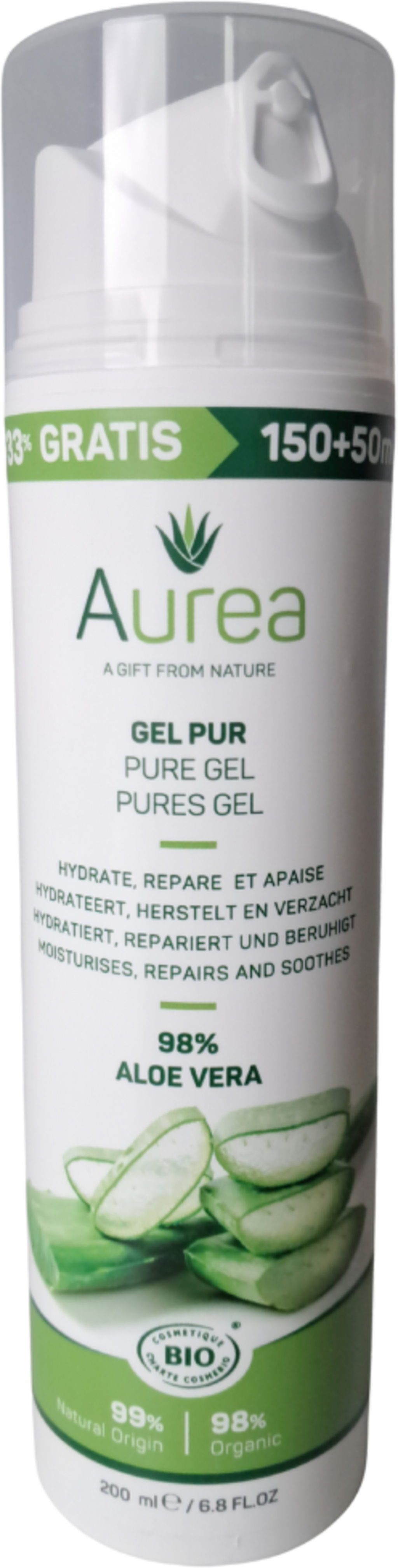 Aloe Vera Gel  pur, 150+50ml