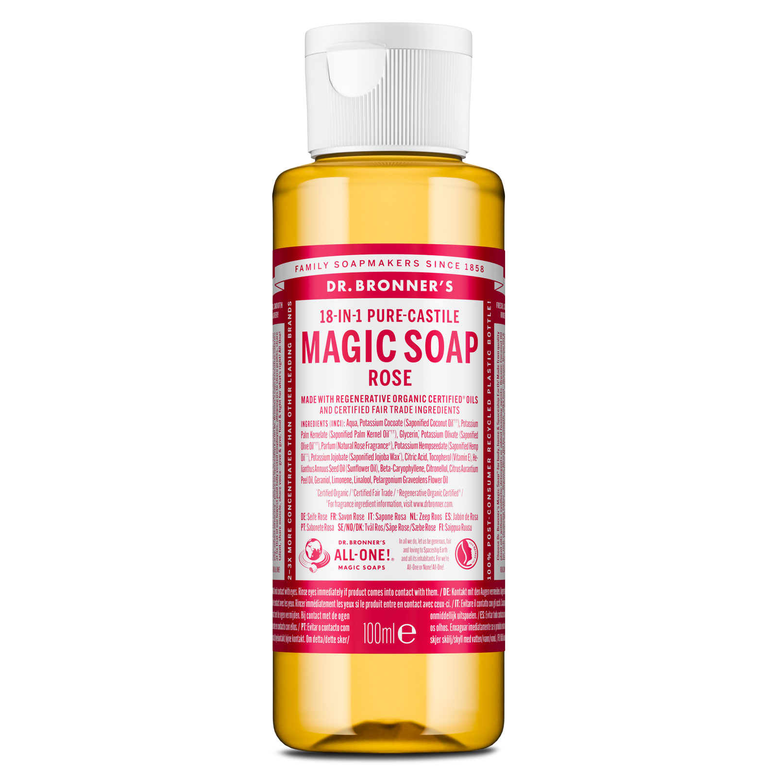 MAGIC SOAP Flüssigseife Rose 100ml