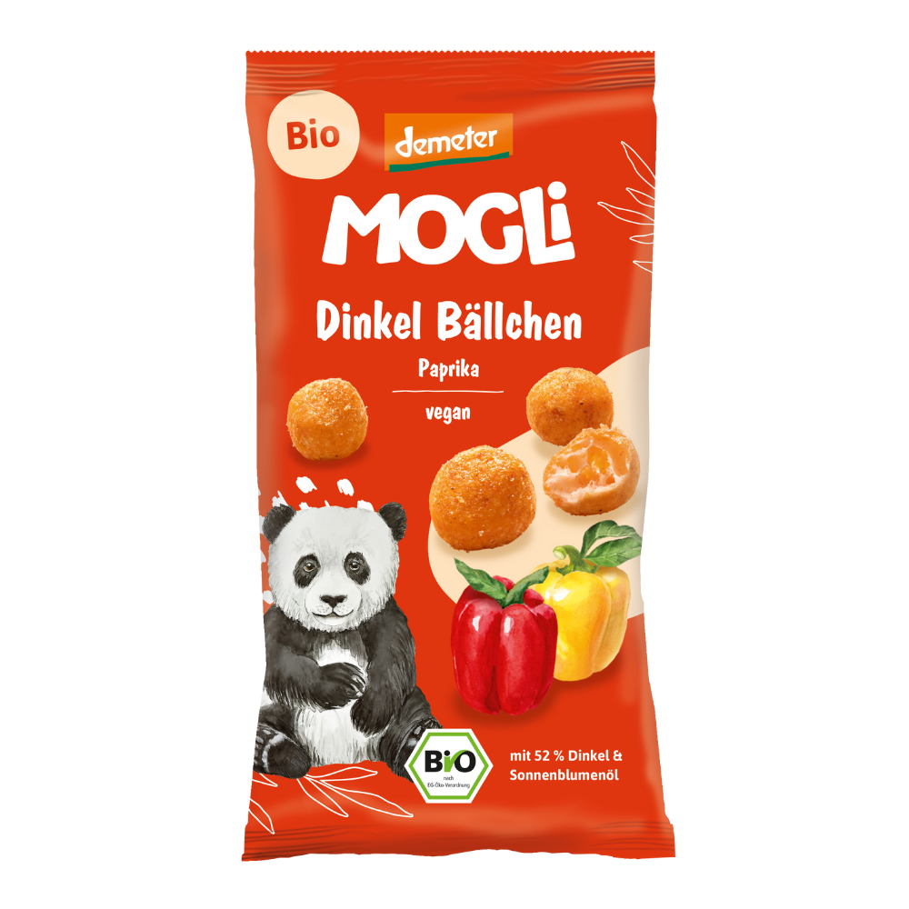 Demeter Dinkel Bällchen Paprika 40g VEGAN