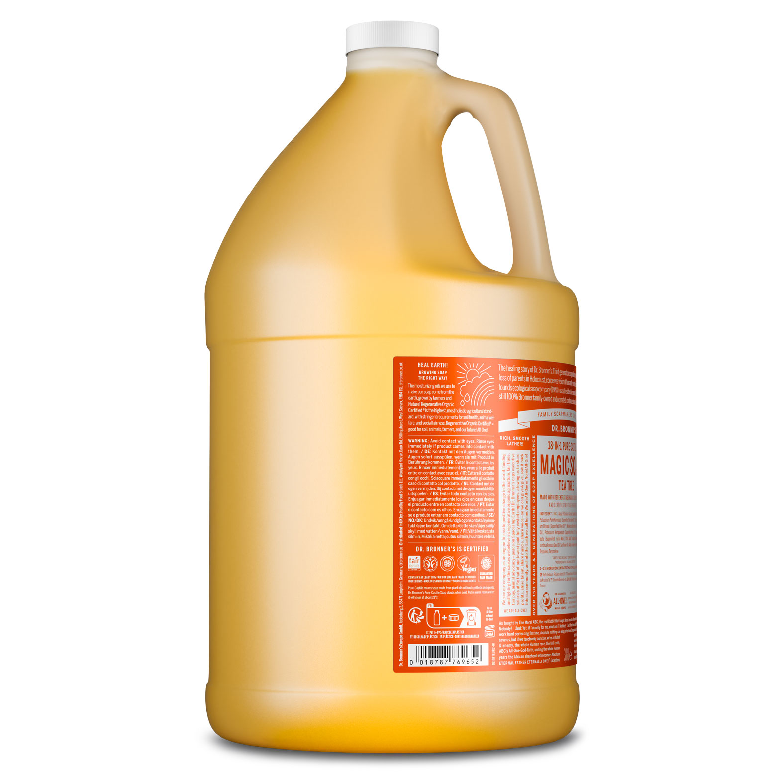 MAGIC SOAP Flüssigseife Teebaum 3,8 L (1 Gallon)
