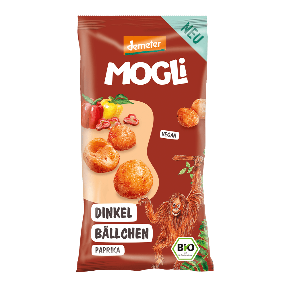 Demeter Dinkel Bällchen Paprika 40g VEGAN