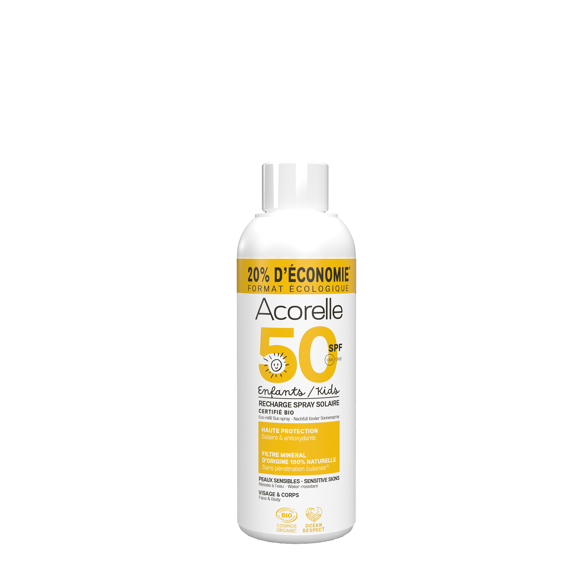 ACORELLE Sun Sonnenspray KIDS Refill LSF50,150ml ACORELLE Sun Sonnenspray KIDS Refill LSF50,150ml