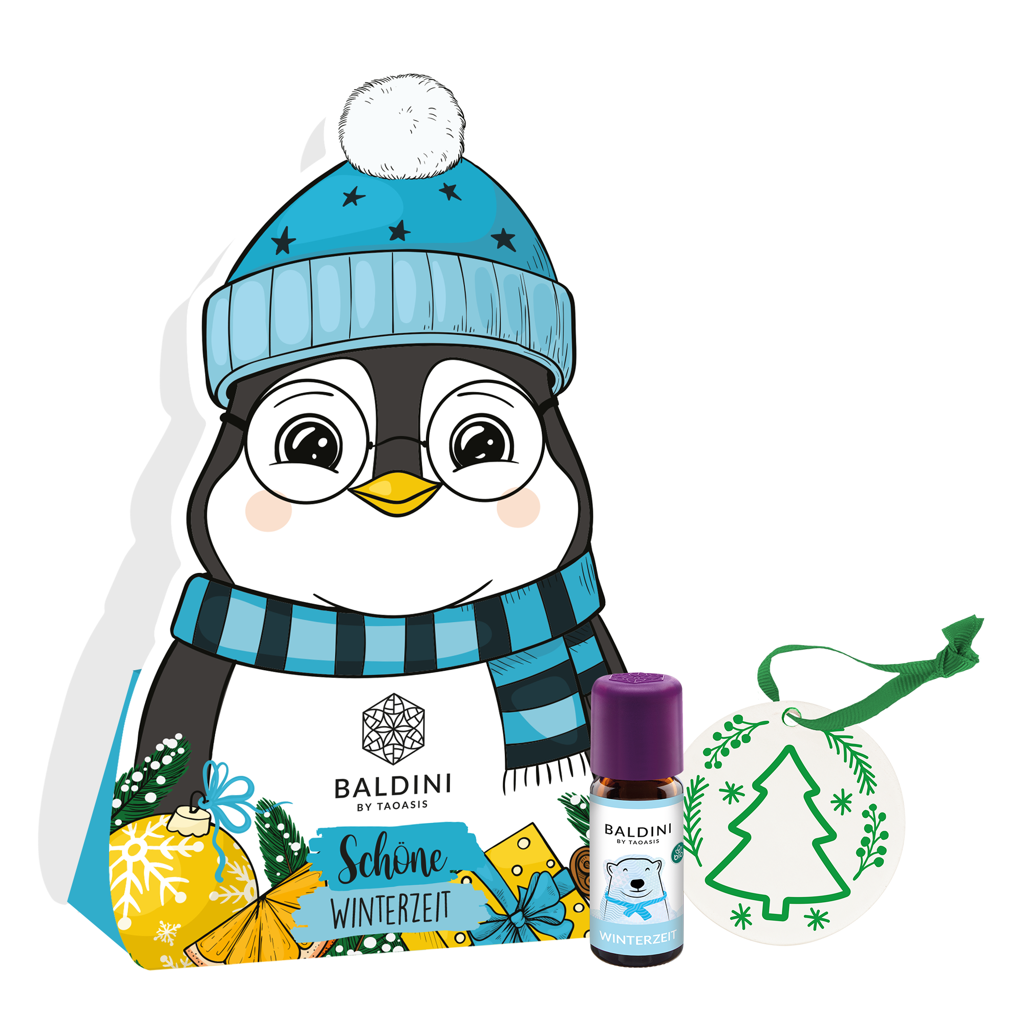 Pinguin Set Winterzeit Blau (Saison)** Pinguin Set Winterzeit Blau (Saison)**