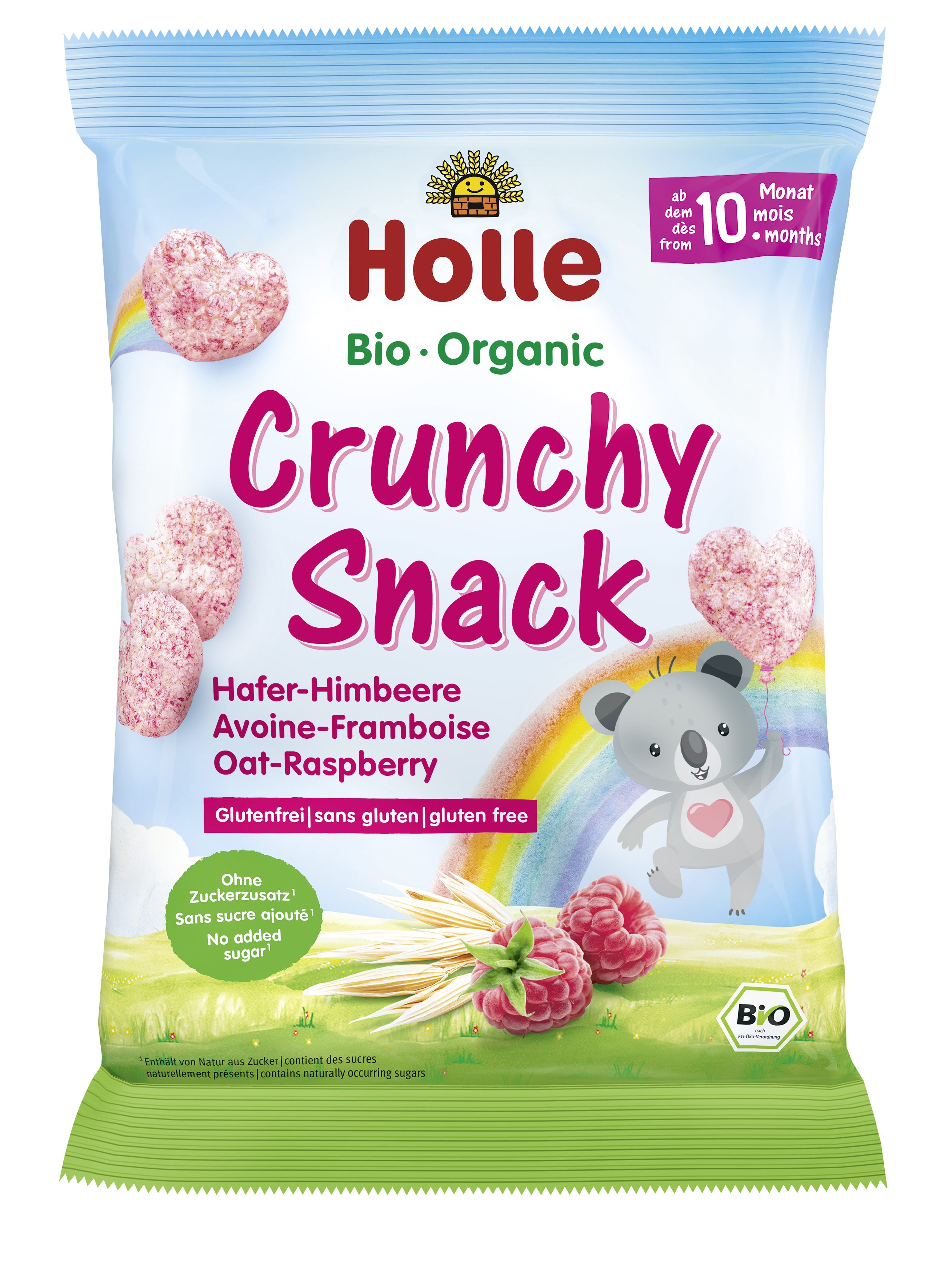 Bio Crunchy Snack Hafer-Himbeere 30g