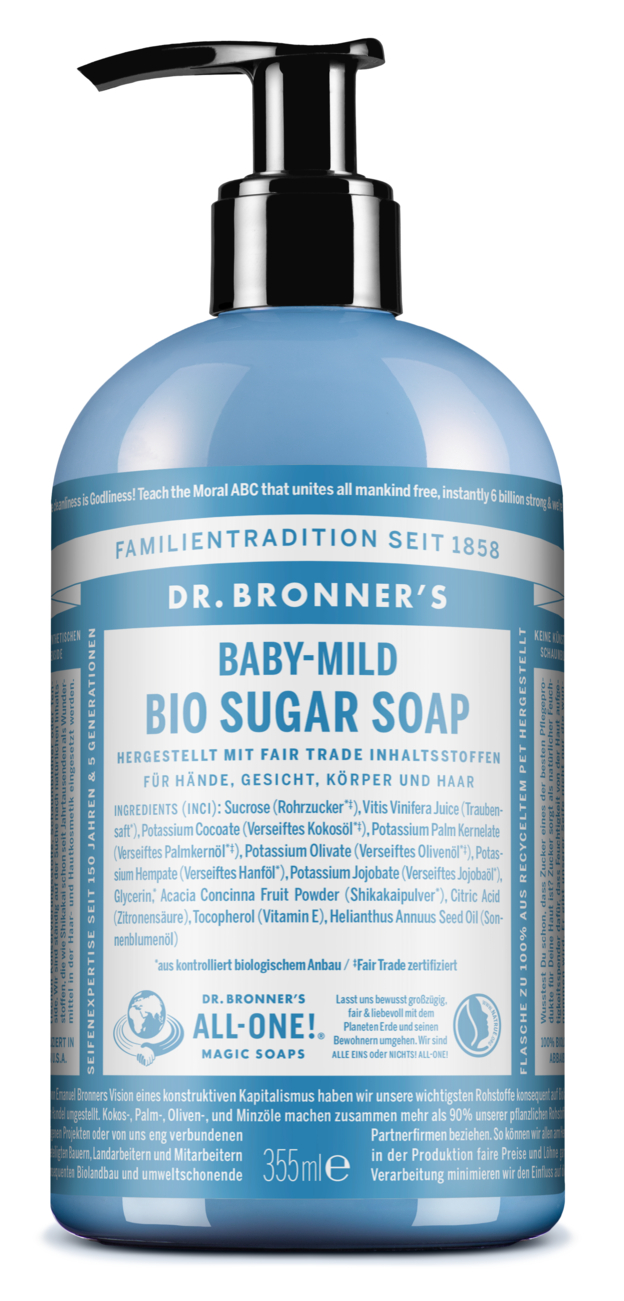 Baby Mild (Neutral) 355ml Sugar Soap BR Baby Mild (Neutral) 355ml Sugar Soap BR
